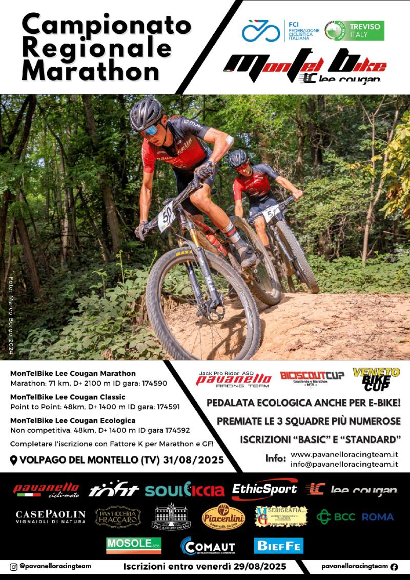 Montelbike Lee Cougan 2025 raddoppia