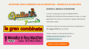 GRAN COMBINATA MONSELICE IN ROSA - GALLIO MARATHON