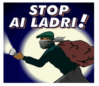 ATTENTI, LADRI AL LAVORO ! 