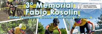 Locandina 3° Memorial Fabio Rosolin - Trofeo Fondazione Cassa di Risparmio di Gorizia