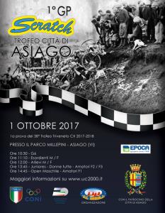 VOLANTINO GRAN PREMIO SCRATCH - TROFEO CITTÀ DI ASIAGO