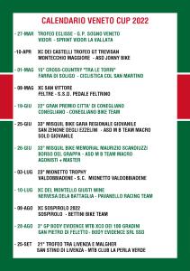 VENETO CUP 2022 CAMBIA IL CALENDARIO