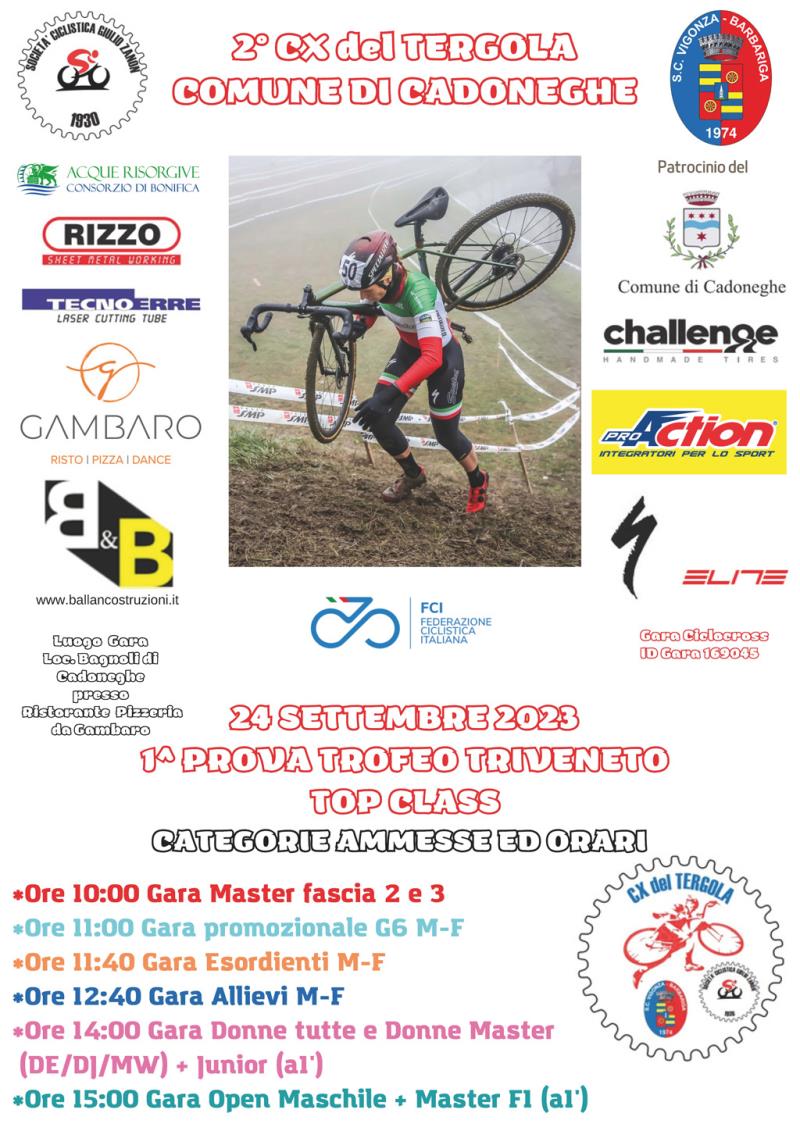 RITORNA IL CICLOCROSS A CADONEGHE