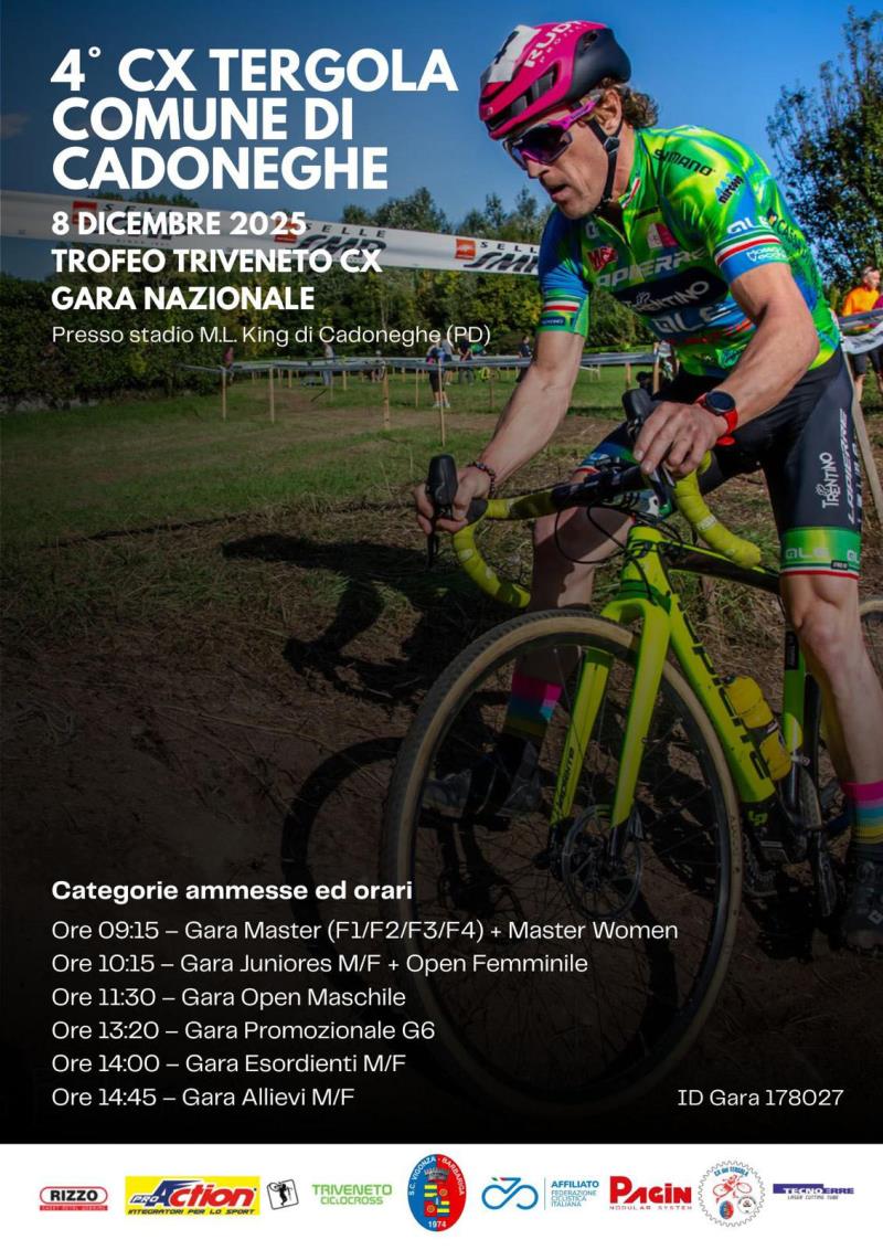 IL CICLOCROSS DEL TERGOLA DIVENTA GARA NAZIONALE