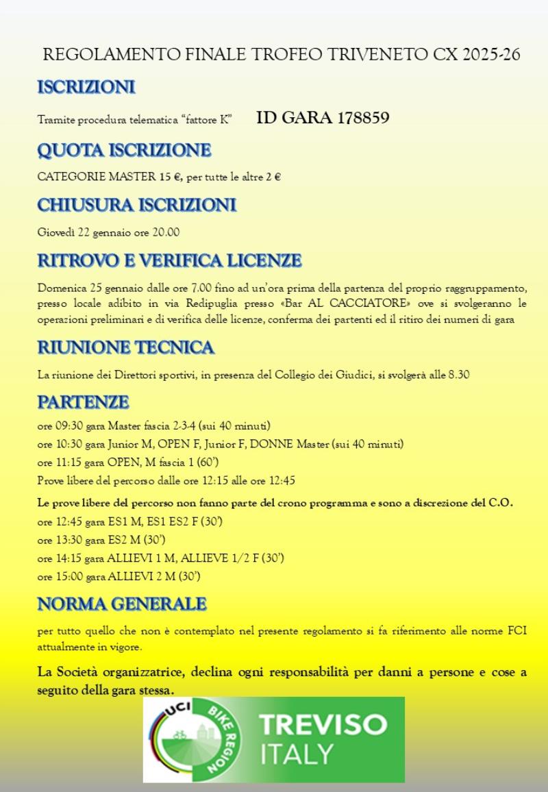 Comunicazioni logistica CX del Meschio