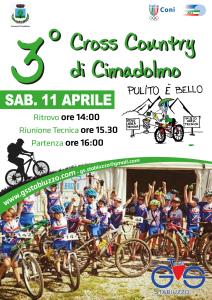 VOLANTINO 3° CROSS COUNTRY DI CIMADOLMO