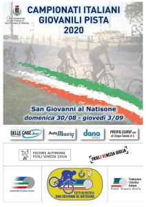 MANIFESTO CAMPIONATI ITALIANI GIOVANILI PISTA