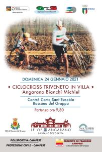VOLANTINO SAN EUSEBIO DI BASSANO, CICLOCROSS IN VILLA ANGARANO BIANCHI MICHIEL