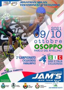 VOLANTINO OSOPPO MEMORIAL TABOTTA 1# TAPPA GIRO D'ITALIA CICLOCROSS