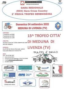 LOCANDINA 15° TROFEO CITTÀ DI MEDUNA DI LIVENZA