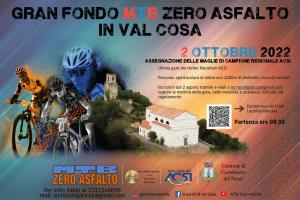 LOCANDINA GRAN FONDO MTB ZEROASFALTO IN VAL COSA