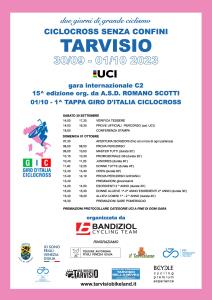 LOCANDINA 1° GP CITTÀ DI TARVISIO - CICLOCROSS SENZA CONFINI
