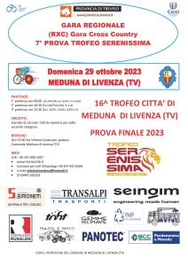 LOCANDINA 16° TROFEO CITTÀ DI MEDUNA DI LIVENZA