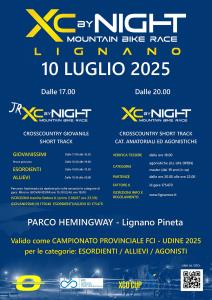 LOCANDINA LIGNANO XC BY NIGHT 2025