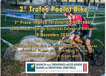 2° TROFEO PAOLAT BIKE - CAMPIONATO TRENTINO CICLOCROSS GIOVANILE